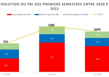 La progression des jeux d’argent en ligne freinée