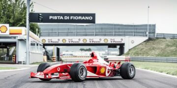 Une Ferrari de Schumacher vendue à un prix record