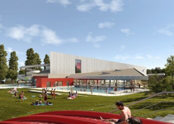 La piscine de Colombes transformée pour les Jeux