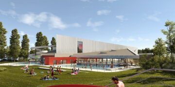 La piscine de Colombes transformée pour les Jeux