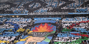 La flamme olympique arrive