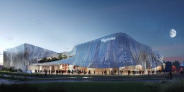 La future Halle des sports de Nîmes commence à sortir de terre