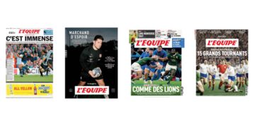 Le groupe L&rsquo;Équipe se prépare à la Coupe du monde de rugby