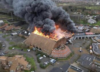 Le complexe Sportica complètement détruit
