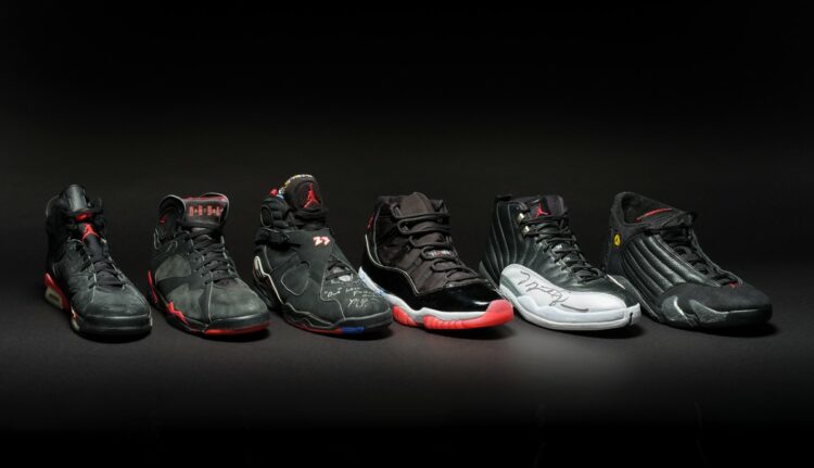 Les six baskets de Michael Jordan vendues 8 M$