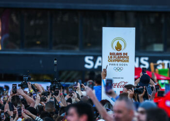 610.000 spectateurs depuis le début du relais de la flamme olympique