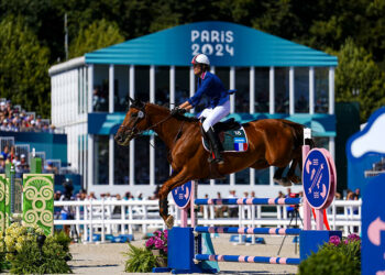 Le cheval d’Élodie Clouvel décoré