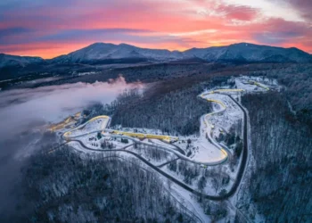 La piste de bobsleigh sous surveillance