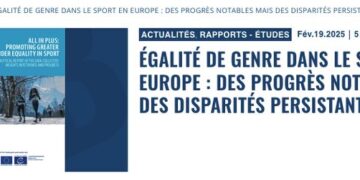 L’égalité de genre dans le sport est loin de la parité à l’échelle européenne